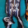 Skeleton Halloween costume with hood kids  8-9 Image 2
