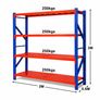 Metal Longspan Shelving Racking Bays For Sheds Garages Workshops Warehouses Image 6