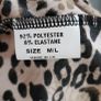 COTTON CLUB leopard print top Sz M/L (fit 12-14UK) - Bnwt Image 5
