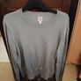 H & M duck egg blue green jumper Image 2
