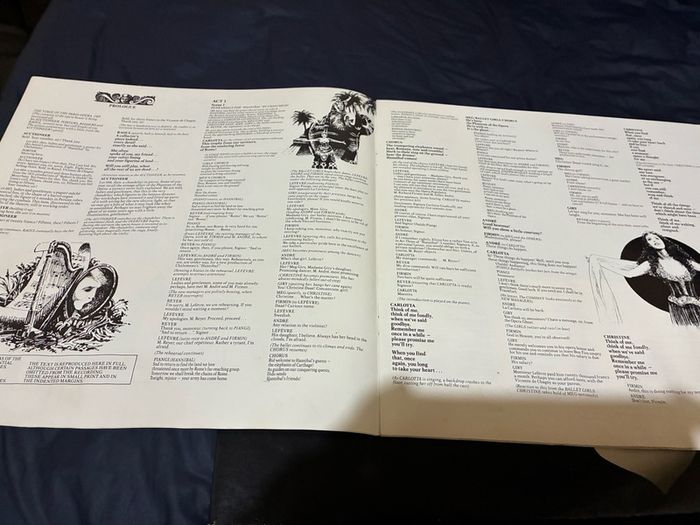 Phantom of the opera Vinyl LP