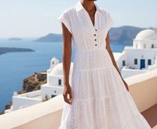 Zara linen midi dress