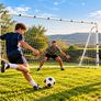 Football Goal 12ft x 6ft Heavy Duty Garden Soccer Goal Image 3
