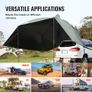 Vehicle Awning, Large 10' x 7' Shade Coverage Car Side Awning, PU2000mm UV50+ Car Awning with Extended Side Canopies and Portable Storage Bag, Suitable for Truck, SUV, Van, Campers Image 4