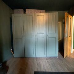 Fully Customized IKEA PAX Dream Wardrobe with Glass Jewelry Drawers & Lighting