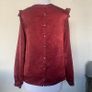Label Lab burgundy blouse. Size 8 Image 5