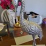 Stork ornament metal Image 2