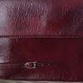 RARE Vintage "Three Bags of Finland" Burgundy Genuine Leather Crossbody / Shoulder Bag Image 2