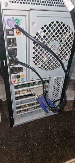 Computer, monitor, keyboard mouse