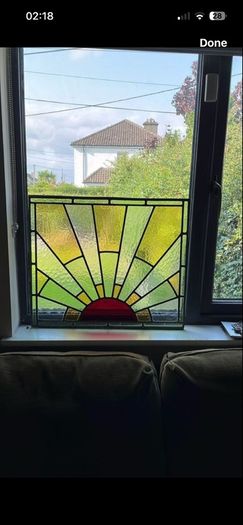stained glass art deco