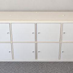 IKEA KALLAX 4x2 Storage Unit with 8 Doors  White