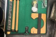 Portable Indoor Golf Putting Set with Carry Case