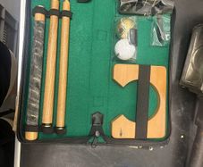 Portable Indoor Golf Putting Set with Carry Case