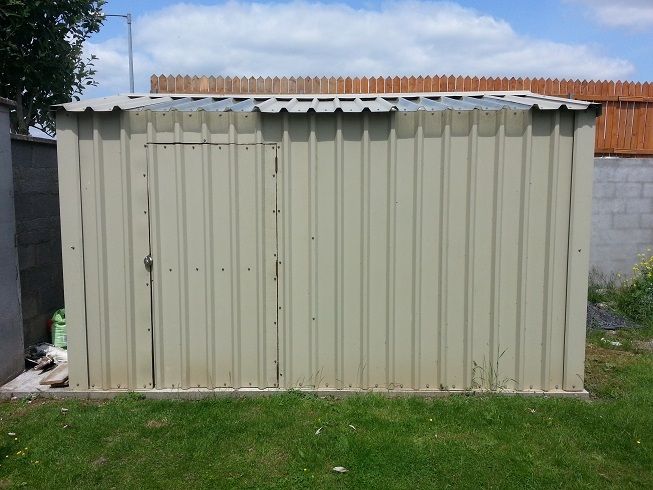 Garden Shed Steel Cladding With Treated Timber Frame For Sale in Athy ...