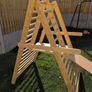 Kids wood slide and climbing Image 3