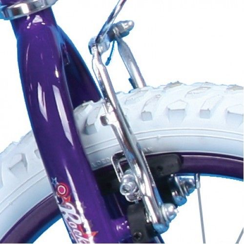 Concept Rock Star Girls Single Spd 16" Purple/White