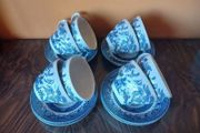 Churchill Willow cups and saucers
