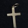 Vintage 9ct Gold Engraved Cross Pendant Sheffield Hallmarked 1.31g Image 2