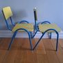 Pair of Kids Vintage School Chairs Image 7