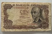 Spain 100 Pesetas 1970 Banknote