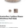 Extra Large Pouffe Footstool Image 4
