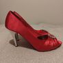 Stunning Pink satin Occasion Shoes NEW Image 4
