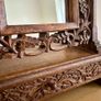 Hand-Carved Wooden Mirror Image 2