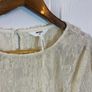 New Object Lace Top / Blouse in Cream - Size Medium / Size 12 Image 5