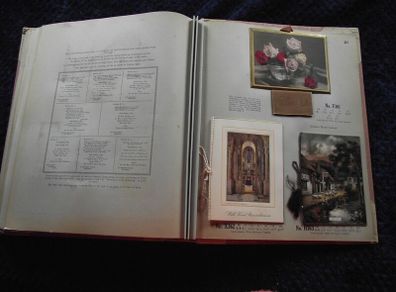 1936 Greeting card and Calendar sample book - The Royal Art Private Christmas Greeting Cards