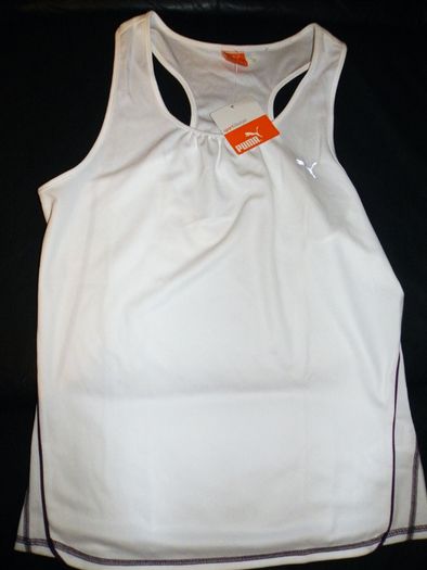 BNWT women's  Sport Vest Top Puma  white size UK 16 EUR 44