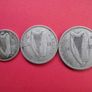 1933 Irish Free State. Set of 3 Silver Coins: Half Crown&Florin&Shilling Image 2