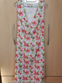 NEW - AVOCA silk floral print dress UK 14