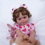 Reborn Dolls - 20-Inch Handmade Reborn Babies Soft Cloth Body, Adorable Smiling Lifelike Baby Dolls with Feeding Kit Image 2