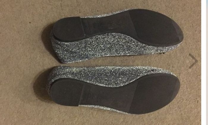 New look sparkling flats