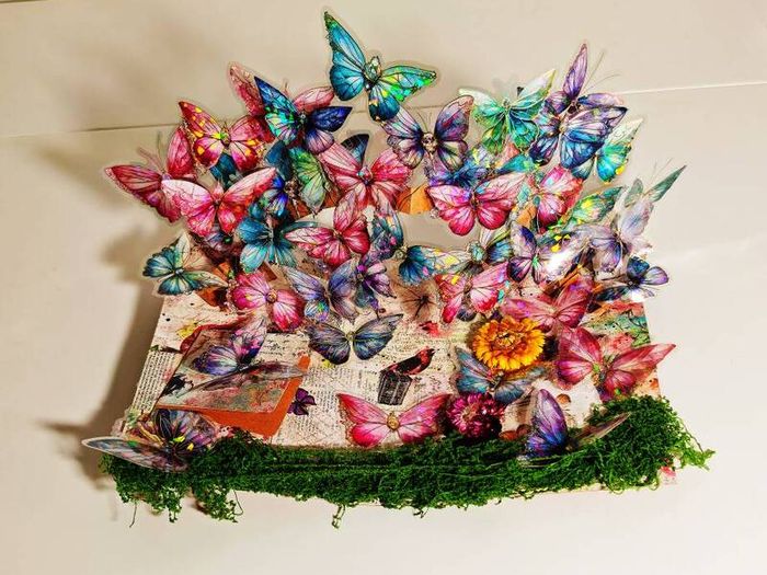 Handmade 3D Butterfly PopUp Book