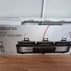 Ambiano triple slow cooker