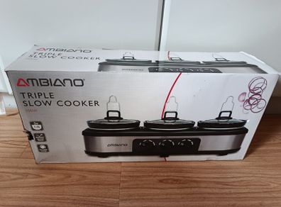 Ambiano triple slow cooker