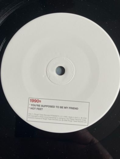 1990's. You're supposed to be my friend picture sleeve vinyl record single in vg+ condition