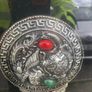 chinese silver mirror framed free postage Image 2