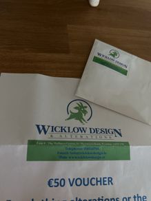 Wicklow design and alterations voucher