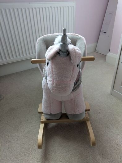 Babylo Rocking Horse (unicorn) pink
