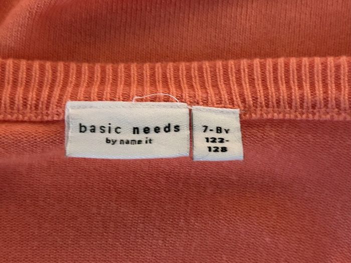 Girls Coral Cardigan from Name It. Age 7-8 yrs / EU 122 -128