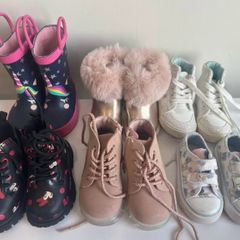 Uk size 3 footwear for baby / toddler ( 6 pairs) excellent condt