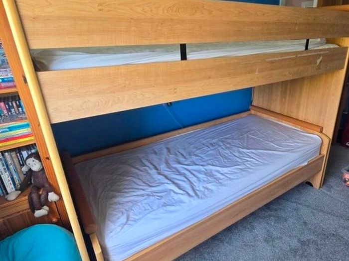 Gautier bunk and pull out slide single bed