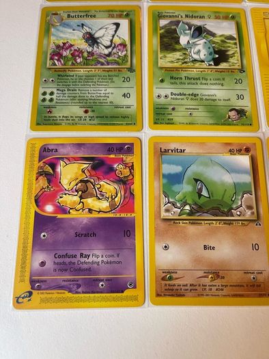 Vintage Pokemon Card Bundles 36 Cards