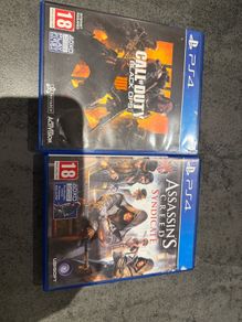 Assassins Creed and Black Ops ps4