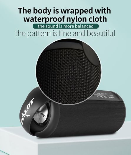 Brand New ZEALOT S36 Bluetooth Wireless Outdoor 10W Speaker.