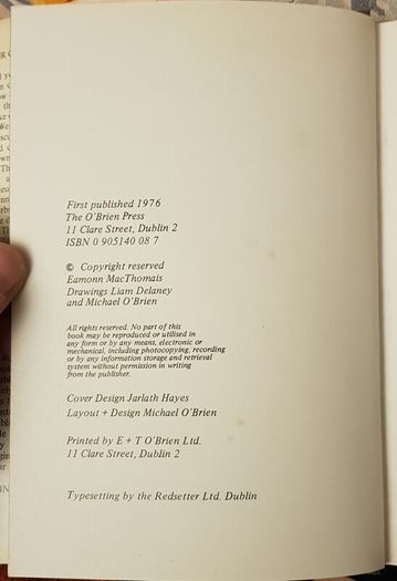 Gur Cake And Coal Blocks by Eamonn Mac Thomais (First Edition)