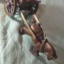 Vintage heavy brass horse and cart, weight 131.13g Image 6