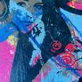 Original signed mix media painting by New York artist Bobby Kareem Hill Image 2